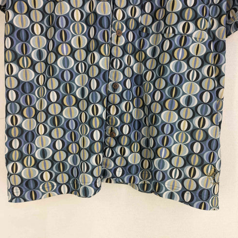 パタゴニア patagonia 00S rhythm 総柄 S/S オープンカラー シャツ メンズ import:L