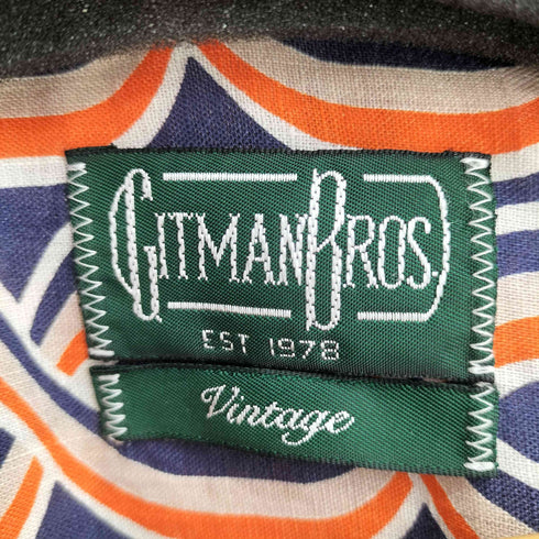 ギットマンブラザーズヴィンテージ GITMAN BROS VINTAGE GIO PONTI CAMP SHIRT メンズ JPN:L
