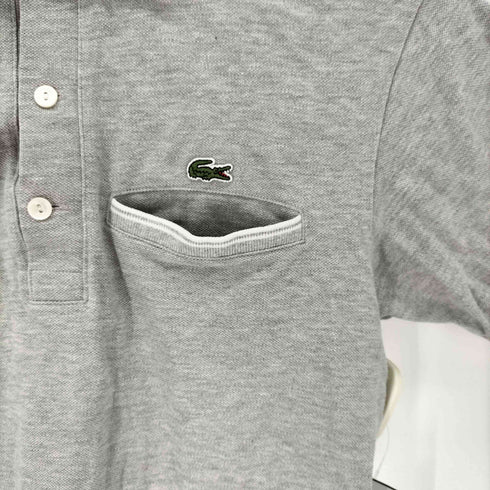 ラコステ LACOSTE 鹿の子 刺繍ロゴ ポロシャツ メンズ JPN:2