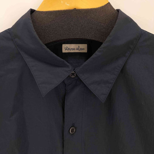 スティーブンアラン Steven Alan エアリーナイロン レギュラーカラー シャツ メンズ Ⅼ