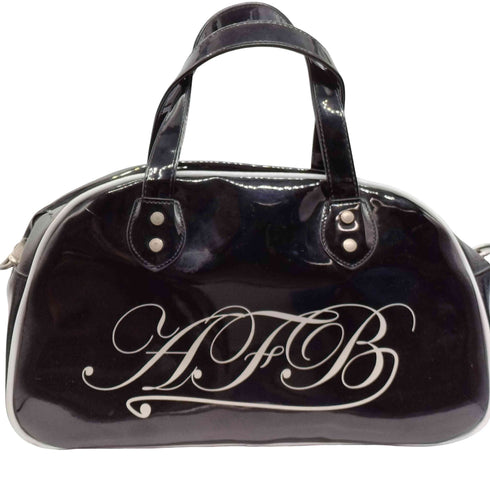 AFB SIGNATURE BAG シグネチャー エナメル ワンショルダー バック Y2K レディース