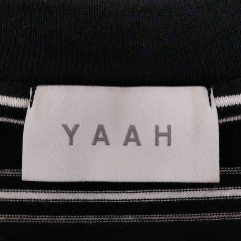 ヤア YAAH ボーダーS/Sカットソー メンズ M