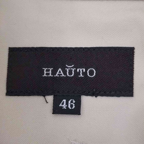 HAUTO ラムファーカールライニング ステンカラーコート メンズ 46