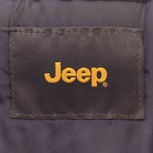 ジープ JEEP 4XE ロゴ刺繍 パッカブルフード ドローコード ダウンジャケット メンズ import:XL