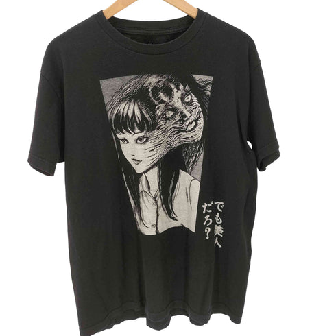 00S ボディ メキシコ製 ホラー 漫画 マンガ キャラクター でも美人だろ プリント S/S Tシャツ メンズ import:L