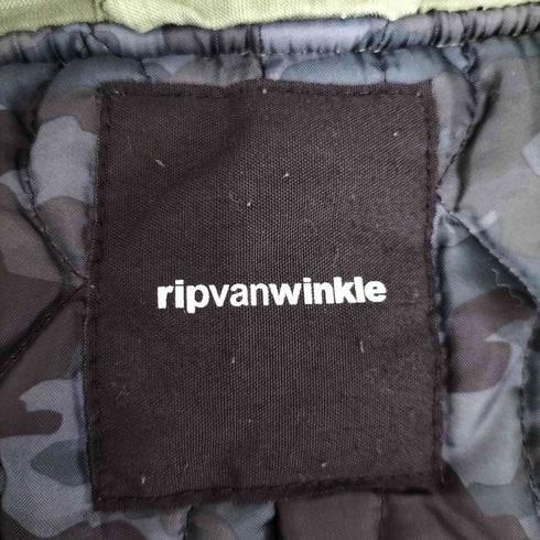 リップヴァンウィンクル RIPVANWINKLE アライグマファー 内キルティング ミリタリージャケット メンズ JPN:3