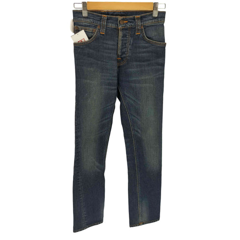 ヌーディージーンズ Nudie Jeans D0136 GRIM TIM 加工スキニーデニムパンツ メンズ 27