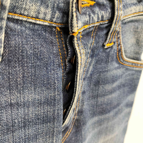 ヌーディージーンズ Nudie Jeans D0136 GRIM TIM 加工スキニーデニムパンツ メンズ 27