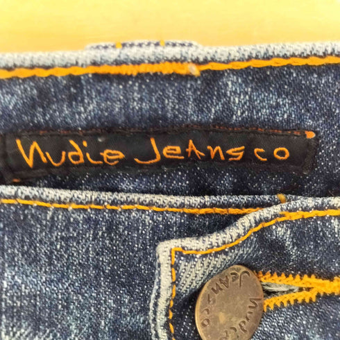 ヌーディージーンズ Nudie Jeans D0136 GRIM TIM 加工スキニーデニムパンツ メンズ 27