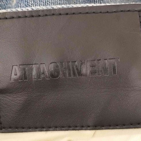 アタッチメント ATTACHMENT 初期 リペア加工デニムスキニーストレッチパンツ メンズ