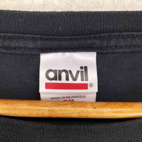 アンビル Anvil 90-00s nvs AUDIO 両面プリントクルーネックTシャツ メンズ 2X