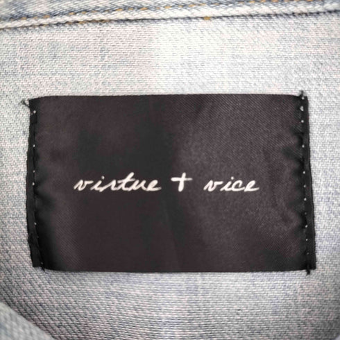 VIRTUE&VICE デニムウエスタンシャツ Y2K メンズ 1