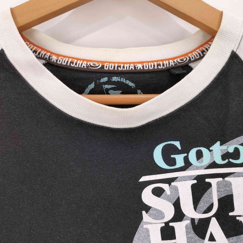 GOTCHA SURF HARD プリント ラグラン Tシャツ Y2K メンズ JPN:M
