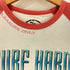GOTCHA SURF HARD 両面 ラメ プリント サーマル スリーブ ラグラン Tシャツ Y2K メンズ JPN:M