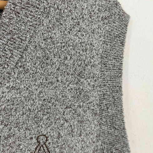 ショコラフィネローブ chocol raffine robe 刺繍Vネックニットベスト レディース FREE
