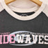 GOTCHA RIDE WAVES 両面プリント サーマル スリーブ ラグラン カットソー Y2K メンズ JPN:L