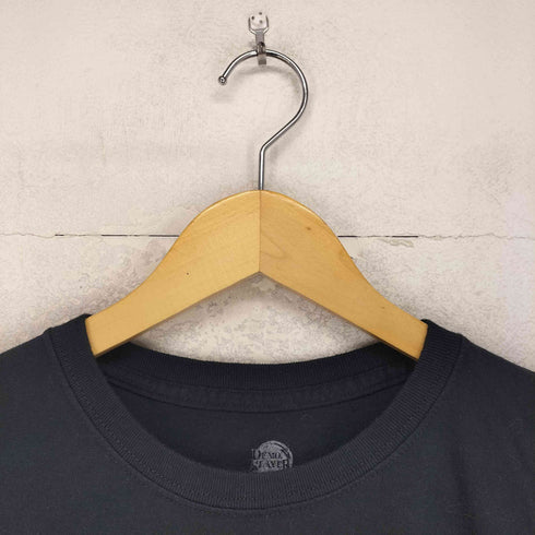 フロントアニメプリントクルーネックTシャツ メンズ L