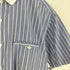 クリスチャンディオール Christian Dior 90s リブ襟 ストライプ S/S シャツ メンズ M
