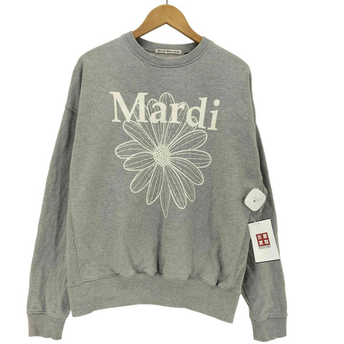 マルディメクルディ Mardi Mercredi SWEATSHIRT FLOWERMARDI ロゴプリント クルーネックスウェット レディース ONE SIZE