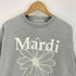 マルディメクルディ Mardi Mercredi SWEATSHIRT FLOWERMARDI ロゴプリント クルーネックスウェット レディース ONE SIZE