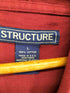 STRUCTURE USA製 フロントプリントカットソーフーディー メンズ L