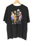 フロントアニメプリントクルーネックTシャツ メンズ XL