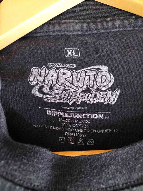フロントアニメプリントクルーネックTシャツ メンズ XL