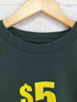 $5 フロントプリントクルーネックTシャツ メンズ 2X