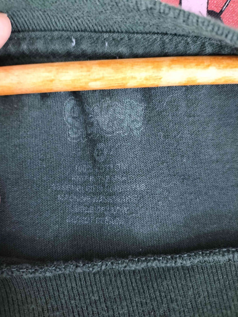 $5 フロントプリントクルーネックTシャツ メンズ 2X