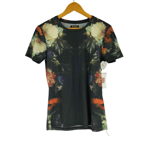 MIX LIMITED 花柄転写プリント S/S Tシャツ レディース JPN:S