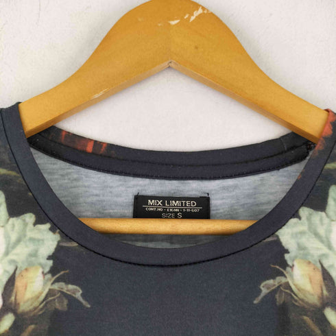 MIX LIMITED 花柄転写プリント S/S Tシャツ レディース JPN:S