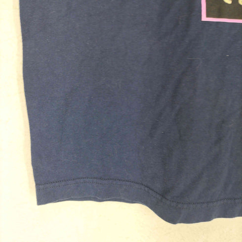 フロントアニメプリントクルーネックTシャツ メンズ L