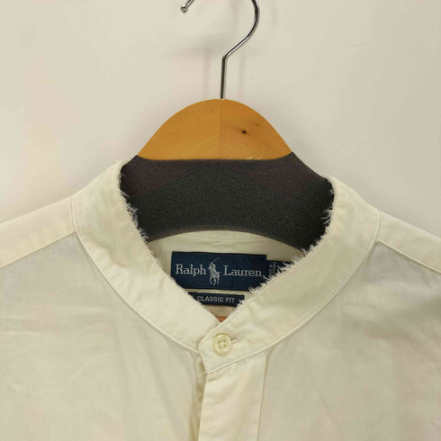 ラルフローレン RALPH LAUREN CLASSIC FIT スモールポニー刺繍 バンドカラーシャツ メンズ XXL