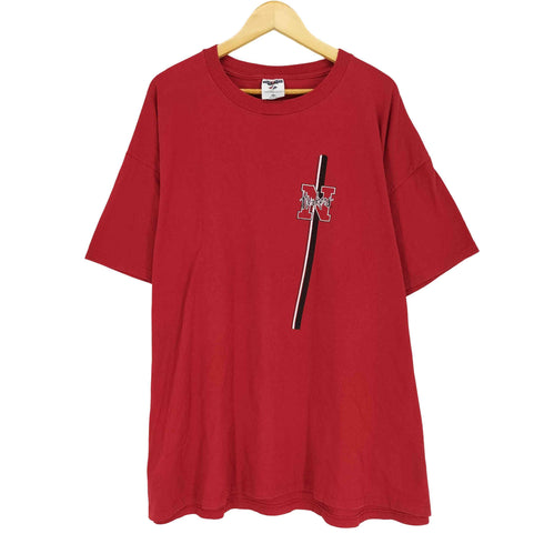 ジャージーズ JERZEES USA製 両面プリントクルーネックTシャツ メンズ 2X