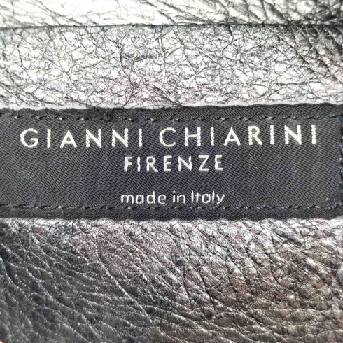 ジャンニキャリーニ GIANNI CHIARINI イタリア製 シルバー 2way ハンドバッグ トートバッグ レディース