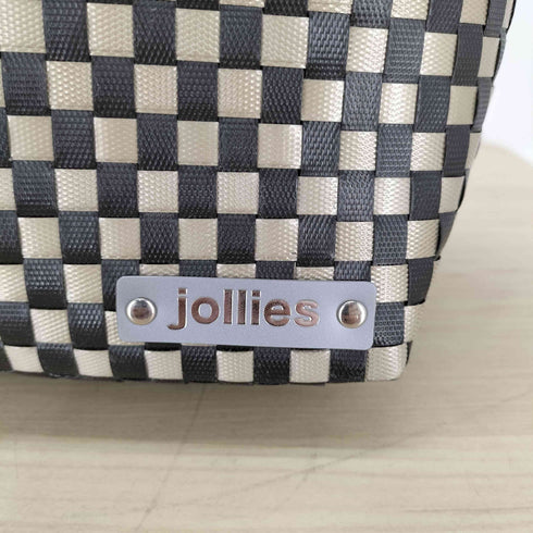 jollies スカーフ付き かごバッグ レディース