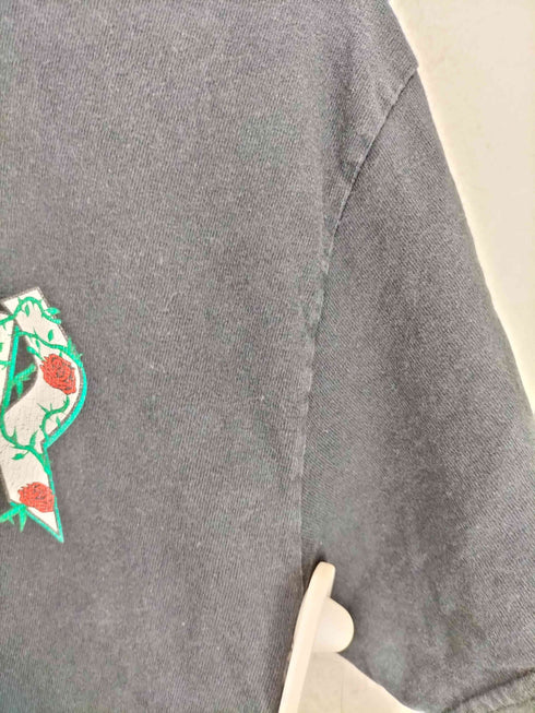 スラッシャー THRASHER マグロゴ ローズ フロントプリントクルーネックTシャツ メンズ M