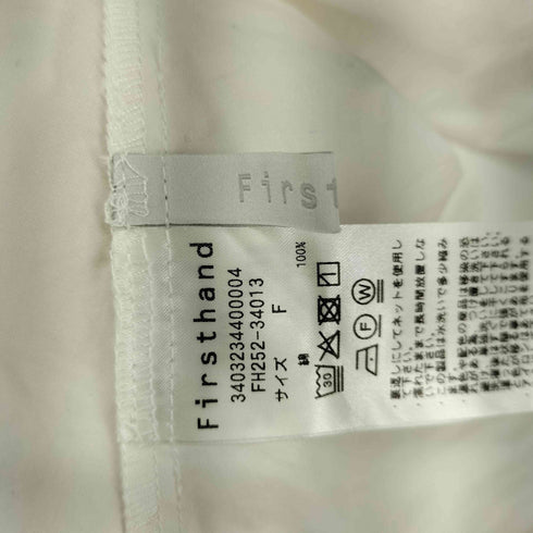 ファーストハンド Firsthand 切替デザイン バルーンスリーブシャツ レディース FREE