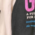 GOTCHA LIFE IS SURF 両面 ラメ プリント サーマル スリーブ ラグラン Tシャツ Y2K メンズ JPN:M
