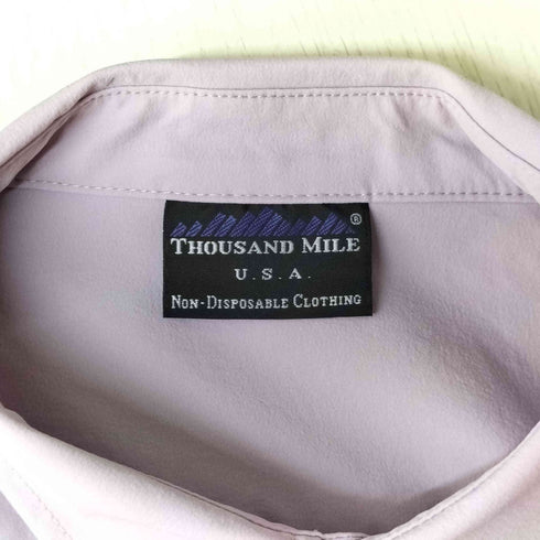 サウザンドマイル THOUSAND MILE 撥水 ロングシャツ ワンピース レディース FREE
