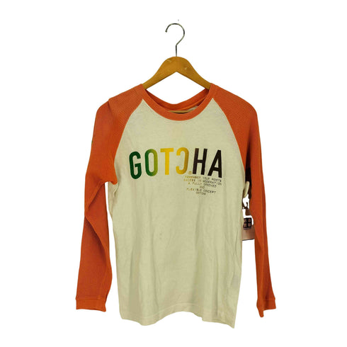 GOTCHA グラデーション プリント サーマル スリーブ ラグラン L/S Tシャツ Y2K メンズ JPN:M