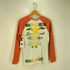 GOTCHA グラデーション プリント サーマル スリーブ ラグラン L/S Tシャツ Y2K メンズ JPN:M