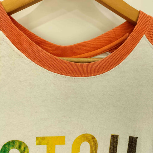 GOTCHA グラデーション プリント サーマル スリーブ ラグラン L/S Tシャツ Y2K メンズ JPN:M