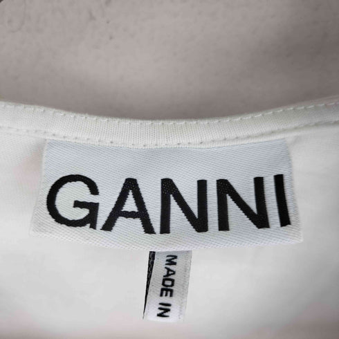 ガニー Ganni フロントスリット Tシャツ レディース