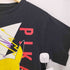 フロントキャラクタープリントクルーネックTシャツ メンズ M