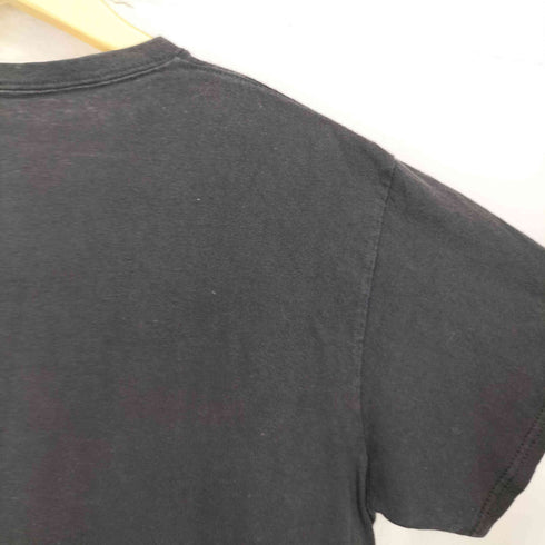フロントキャラクタープリントクルーネックTシャツ メンズ M