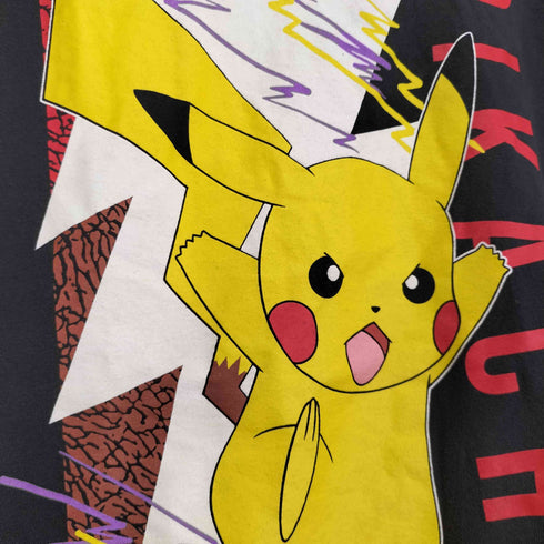 フロントキャラクタープリントクルーネックTシャツ メンズ M