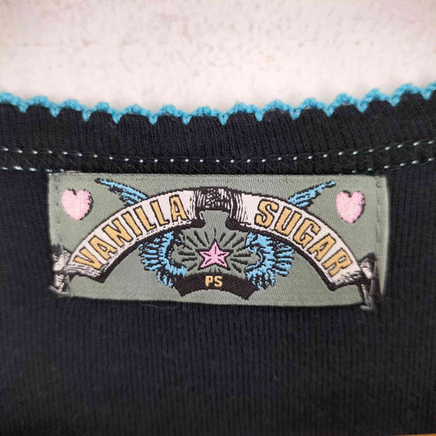 VANILLA SUGAR ラインストーン 花柄プリント S/S カットソー y2k レディース