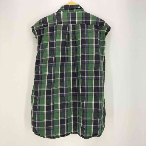 カーハート Carhartt メキシコ製 タータンチェック フロントダブルフラップポケット フランネルベスト メンズ import:XL