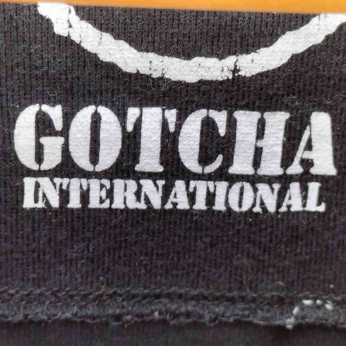 GOTCHA GT 刺繍 ボーダー リンガー L/S Tシャツ Y2K メンズ JPN:M